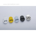 Spring adjustable metal buttons